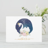 Belle carte Faire-part de grossesse de Swan (Debout devant)