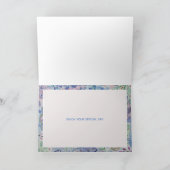 Belle carte Floral Joyeux Anniversaire (Intérieur)