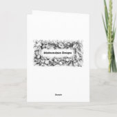 Belle carte Floral Valentine's Day (Dos)