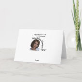 Belle carte florale Blank Mère's Day Card | d3 (Dos)