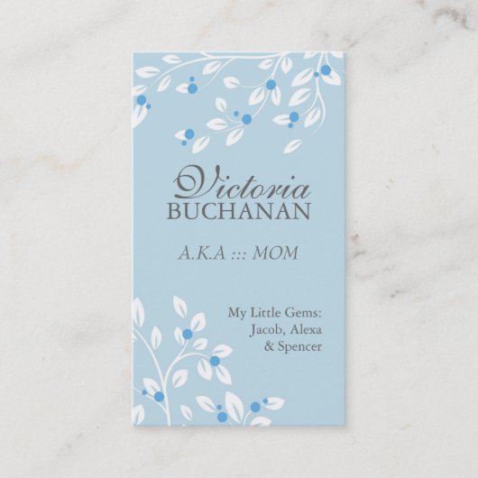 Belle carte florale de maman (Devant)