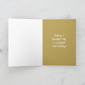 Belle carte Hibiscus 101ème Anniversaire (Intérieur)