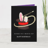 BELLE carte MAGIQUE d'anniversaire (Devant)