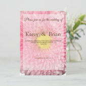 Belle carte Mariage florale (Debout devant)