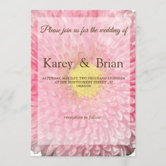 Belle carte Mariage florale