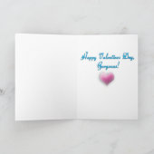 Belle carte née de jour de Valentines (Intérieur)