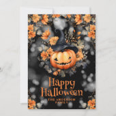 Belle carte photo Jack O’Lantern Halloween (Devant)