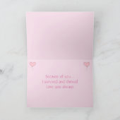 Belle carte Pink Chrysanthemum pour la fête des mè (Intérieur)