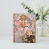 Belle carte postale Art Nouveau (Debout devant)