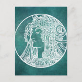 Belle carte postale Art Nouveau (Devant)