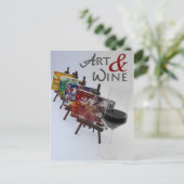 Belle carte postale Art & Vin ! (Debout devant)