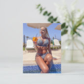 Belle carte postale Bikini Model Photo (Debout devant)