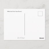 BELLE CARTE POSTALE BLANCHE EASTER LILY (Dos)