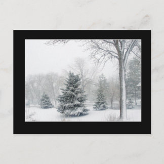 Belle carte postale Blizzard