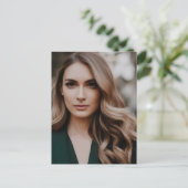 Belle carte postale Blonde (Debout devant)