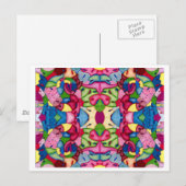 Belle carte postale Bouquet (Devant / Derrière)