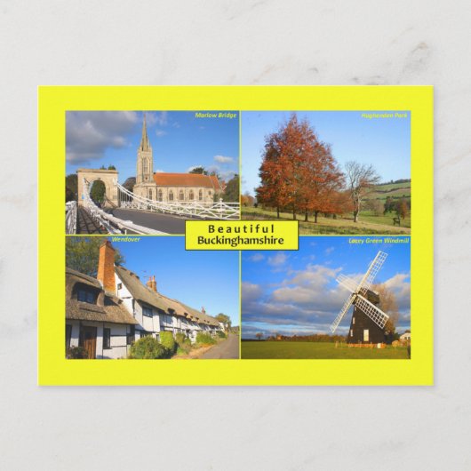 Belle carte postale Buckinghamshire (Devant)