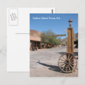 Belle Carte postale Calico Ghost Town ! (Devant / Derrière)