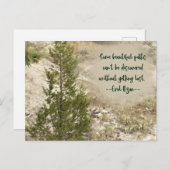 Belle carte postale Chemins (Devant / Derrière)