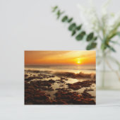 Belle carte postale coucher de soleil (Debout devant)