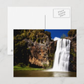 Belle carte postale de cascade (Devant / Derrière)