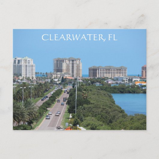 Belle carte postale de Clearwater, Floride (Devant)