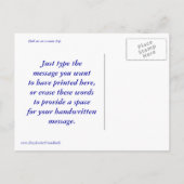 Belle carte postale de coutume d'arc (Dos)