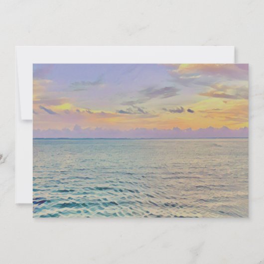 Belle Carte Postale de la Mer de Haena (Devant)