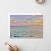 Belle Carte Postale de la Mer de Haena (Devant/Arrière en situation)