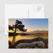 Belle carte postale de lac (Devant / Derrière)