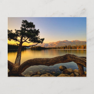 Belle carte postale de lac