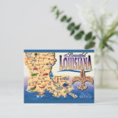 Belle carte postale de Louisiane (Debout devant)