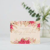 Belle carte postale de Noël (Debout devant)