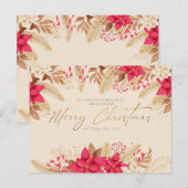 Belle carte postale de Noël (Devant / Derrière)