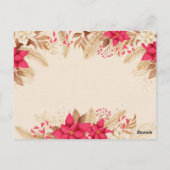 Belle carte postale de Noël (Dos)