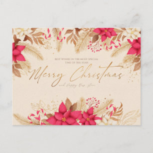 Belle carte postale de Noël