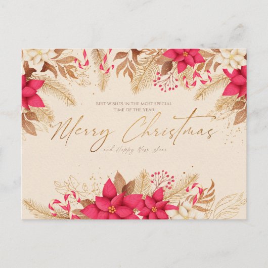 Belle carte postale de Noël (Devant)