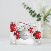 Belle carte postale de Noël (Debout devant)