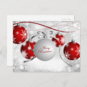 Belle carte postale de Noël (Devant / Derrière)