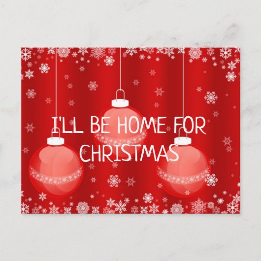 Belle carte postale de Noël Expressions (Devant)