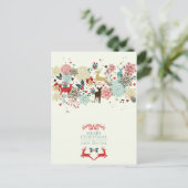 Belle carte postale de Noël Vintage (Debout devant)