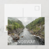 Belle carte postale de Norvège ! (Devant / Derrière)