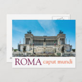 Belle carte postale de Rome (Devant / Derrière)