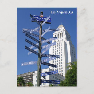 Belle carte postale du centre de Los Angeles!