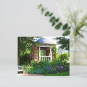 Belle carte postale du jardin Gazebo (Debout devant)