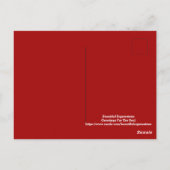 Belle carte postale Expressions (Dos)