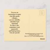 BELLE CARTE POSTALE EXPRESSIONS (Dos)