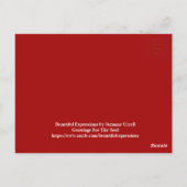 BELLE CARTE POSTALE EXPRESSIONS (Dos)