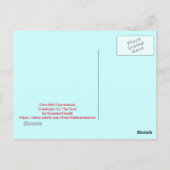 BELLE CARTE POSTALE EXPRESSIONS (Dos)