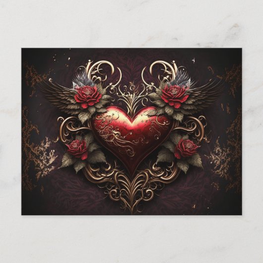 Belle carte postale Heart (Devant)